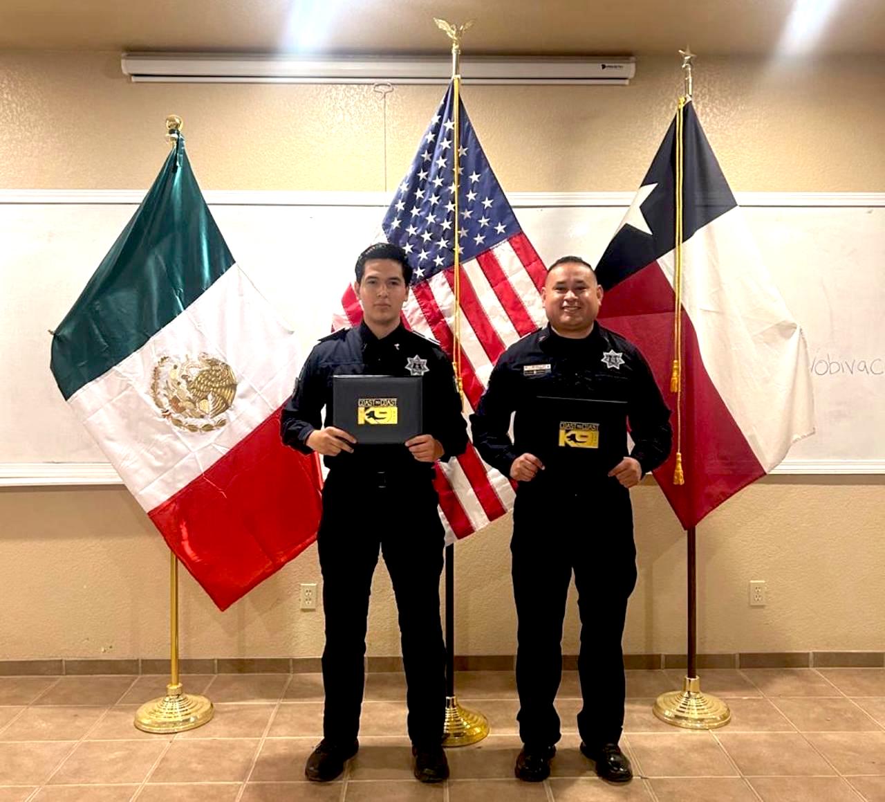 Agentes municipales se capacitan para detectar explosivos con apoyo canino