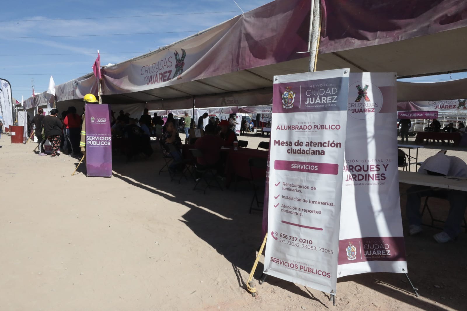 ¡Servicios hasta tu colonia! La 'Cruzada por Juárez' llega este sábado a la Revolución Mexicana