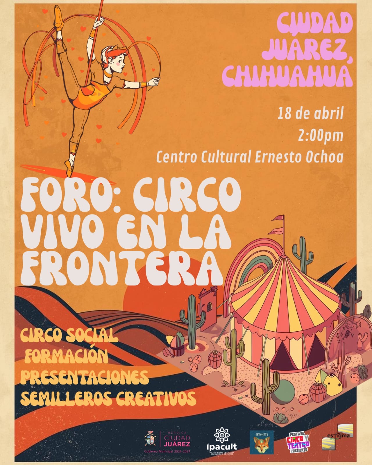 ¡Magia bajo la carpa! Ciudad Juárez se prepara para deslumbrar con el foro "Circo Vivo en la Frontera"